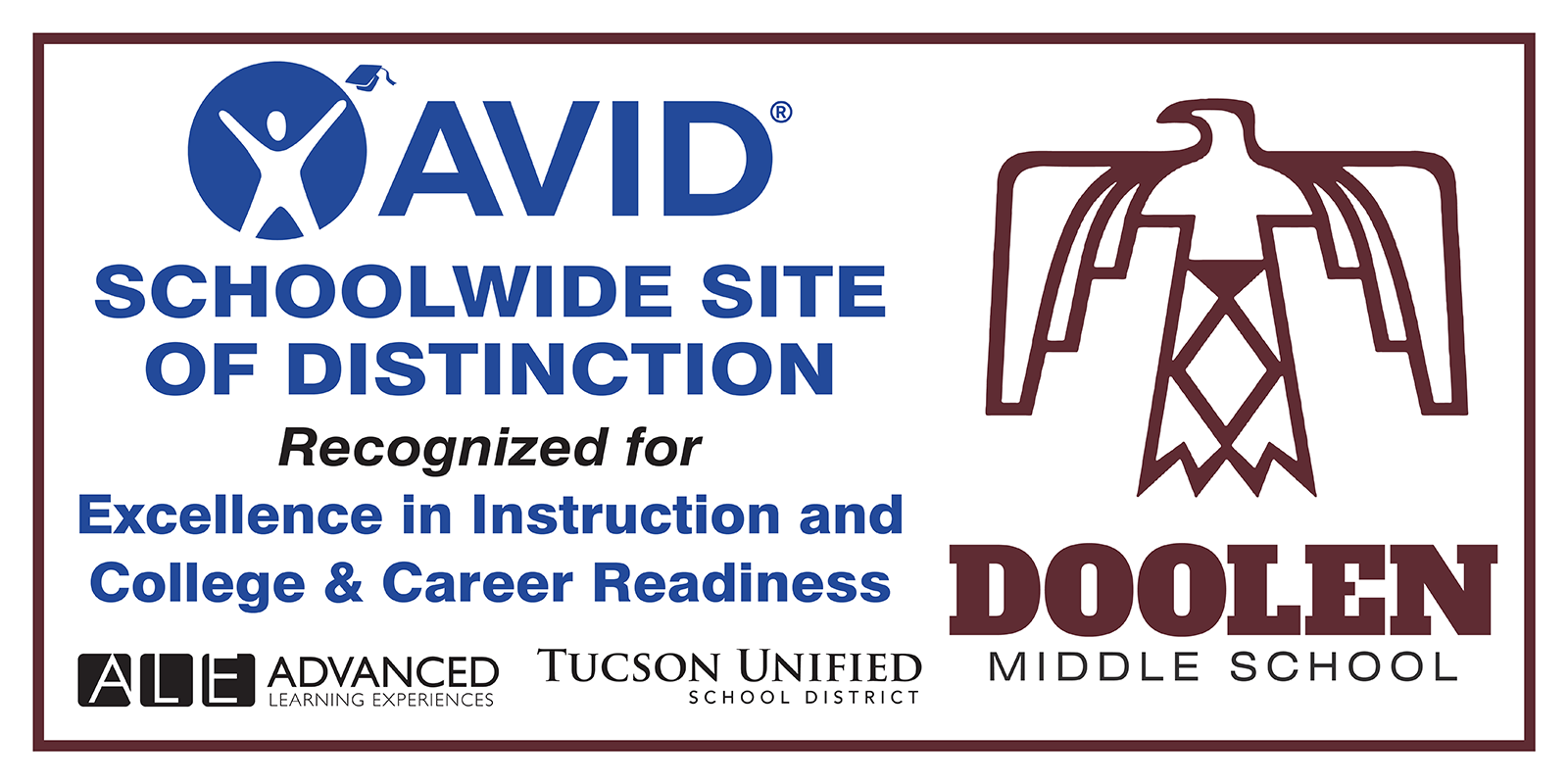 Doolen - Schoolwide Site of Distinction, Excellence in Instruction and College & Career Readiness