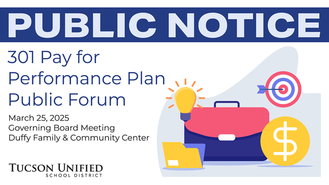 Public Notice - 301 Pay for Performance Plan Public Forum