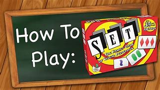 How to Play: Set The Family Game of Visual Perception 