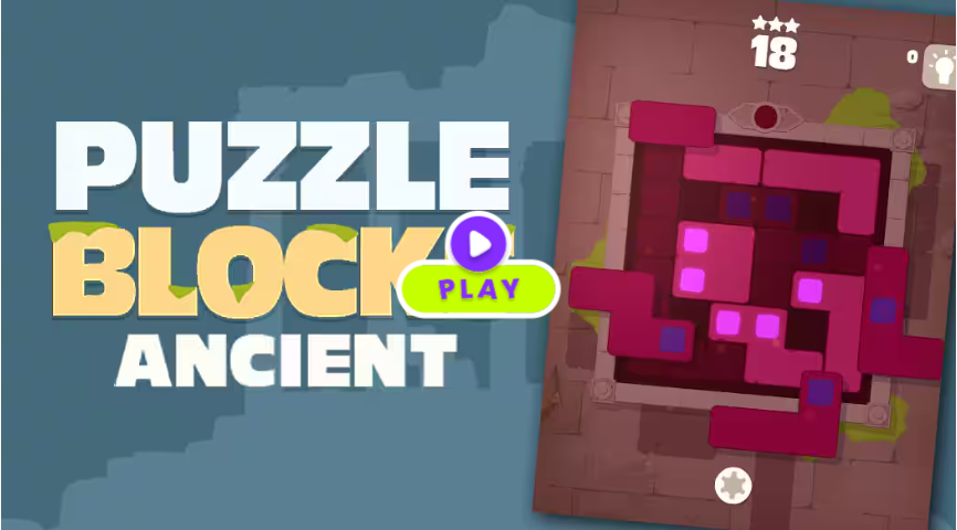 Picture of online game called Puzzle Blocks Ancient