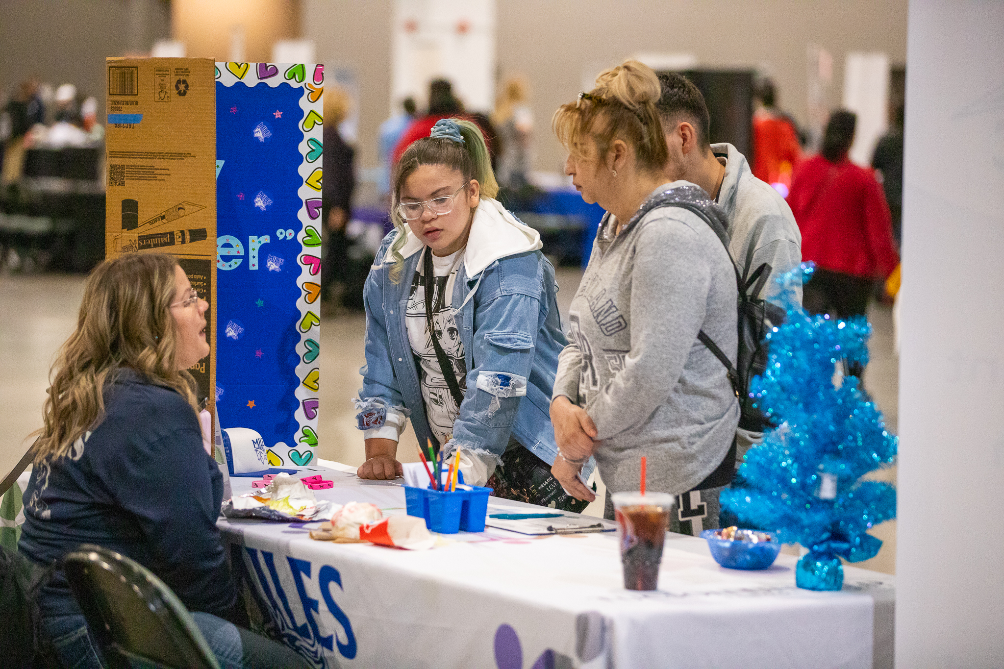 Attendees at table