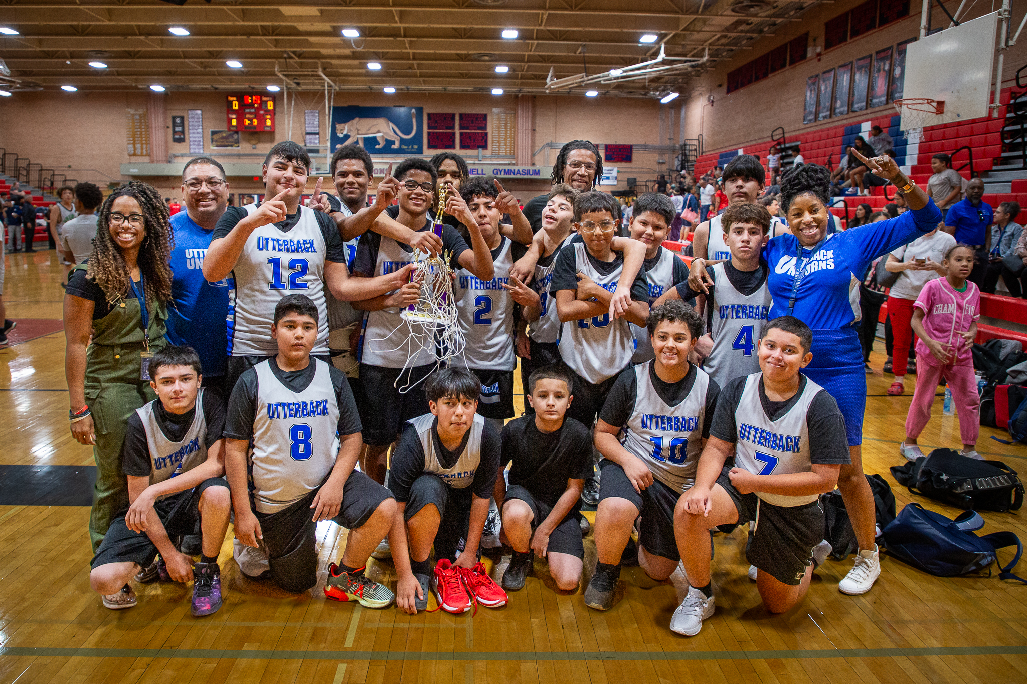 Utterback boys basketball team