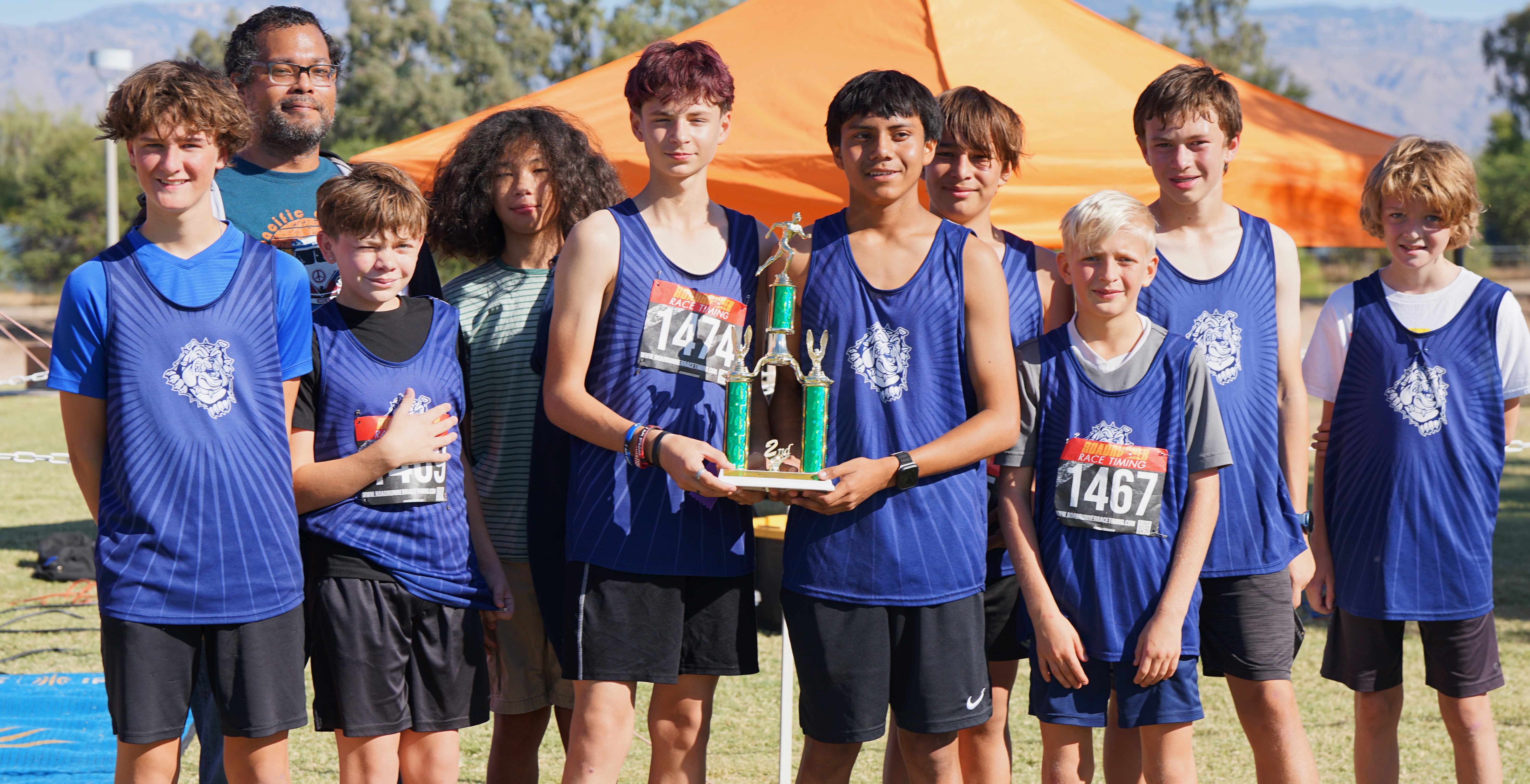 Dodge boys cross country team