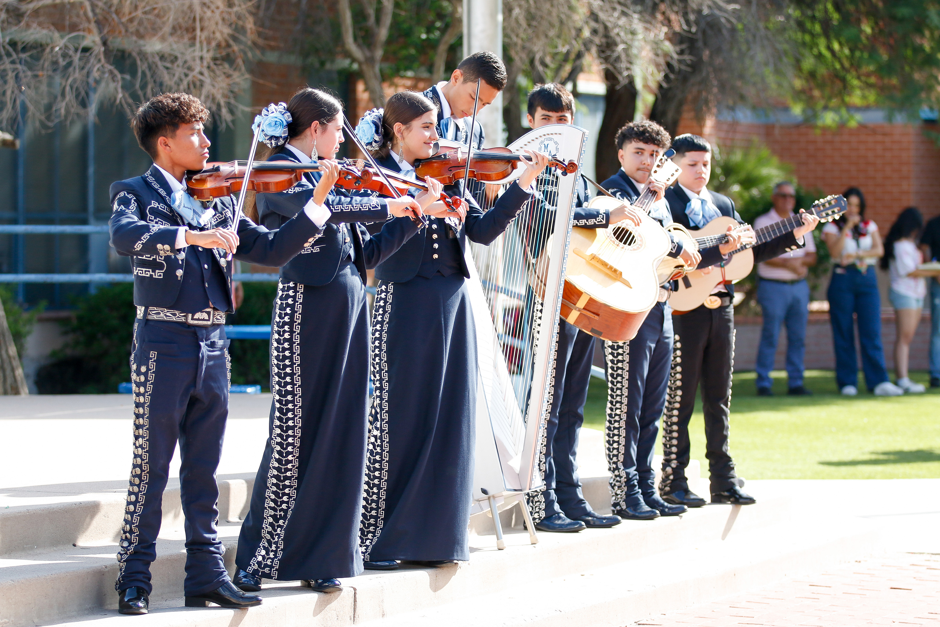 Pueblo's mariachi performs at the opening ceremony