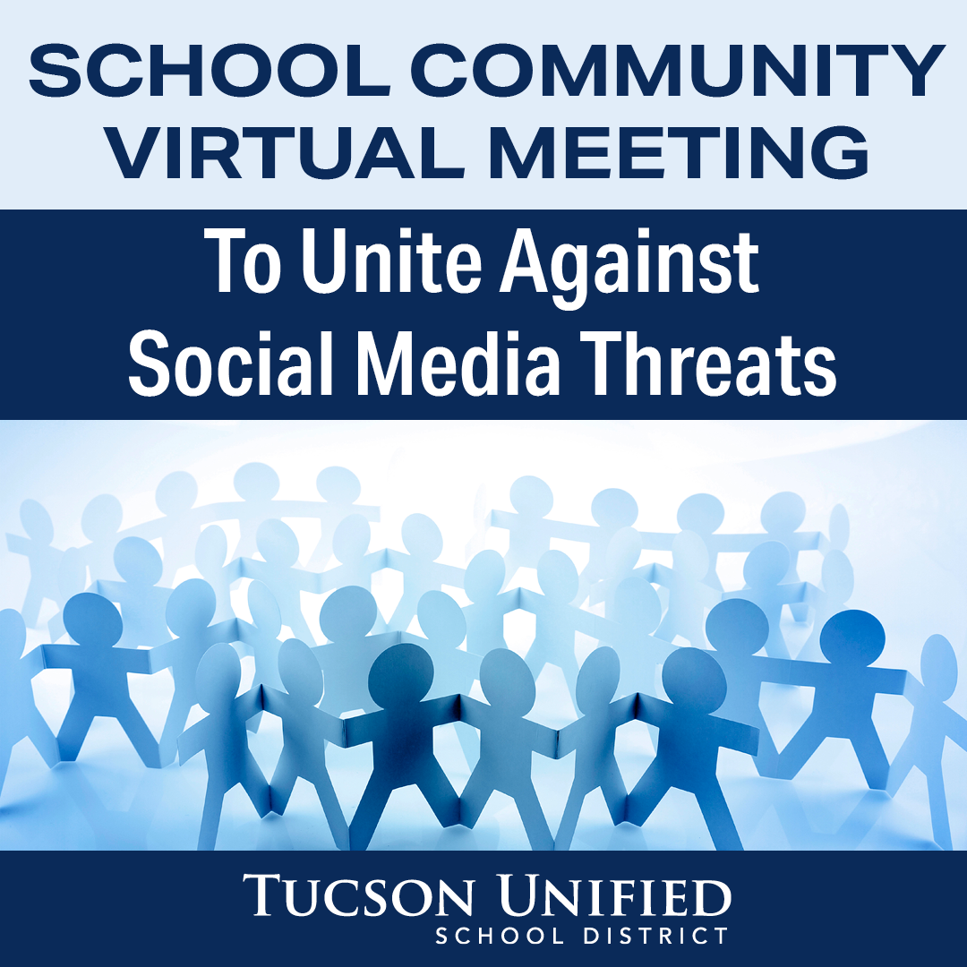 School Community Virtual Meeting to Unite against social Media threats